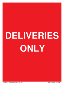 DELIVERIES ONLY